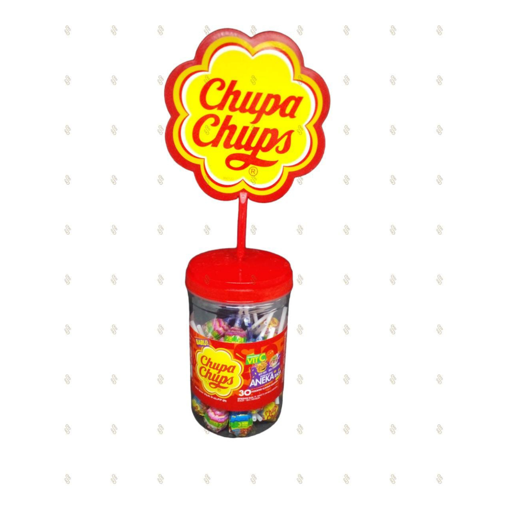 

Chupa Chup Lollipop Jar 9gr - Jar Isi 30 Pcs