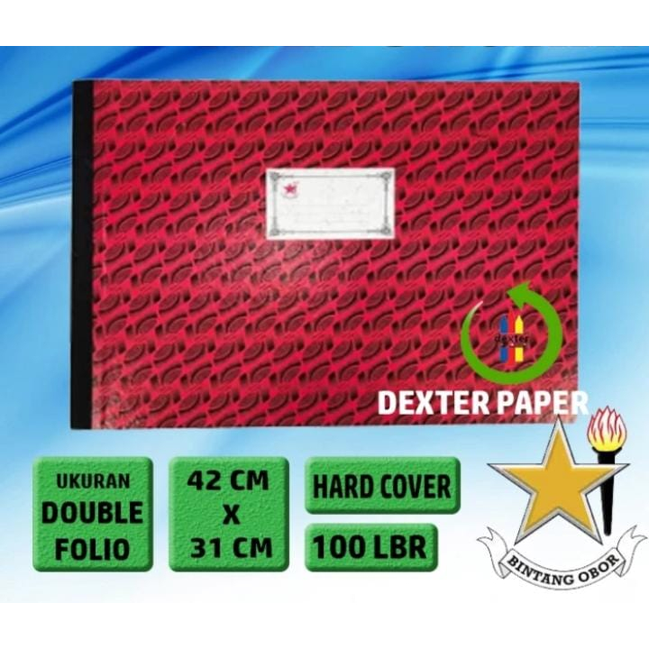 

Buku Double Folio BINTANG OBOR Ukuran Besar Isi 200 Lembar - Best Quality