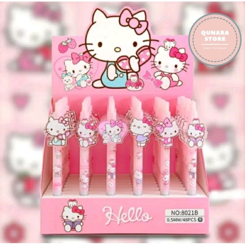 Pulpen Aesthetic Karakter Hello Kitty Sanrio Lucu