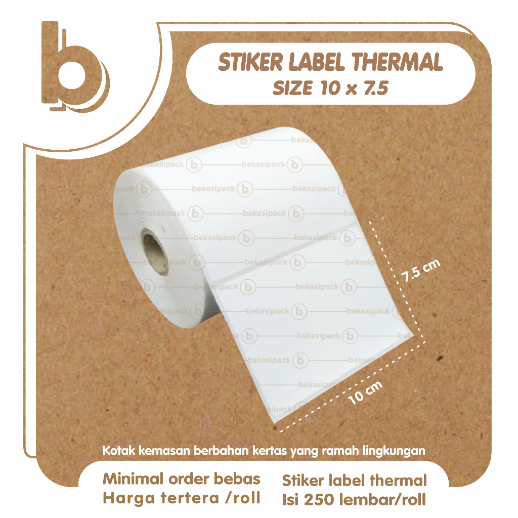 

Stiker Label Thermal 10x7.5 I SLT00421