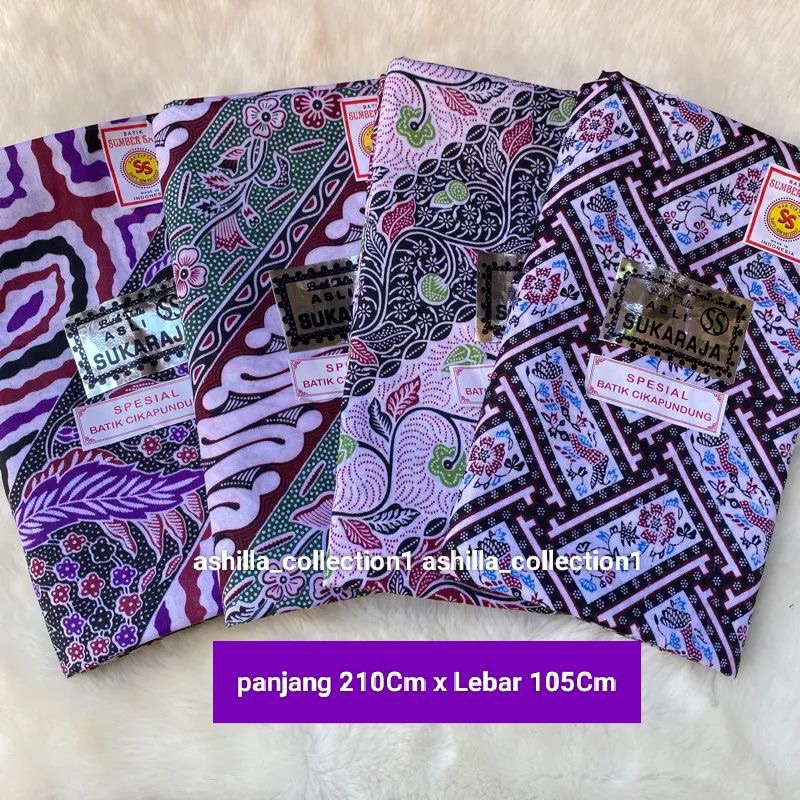 KAIN PANJANG / KAIN JARIK BATIK SUKARAJA / SAMPING KEBAT