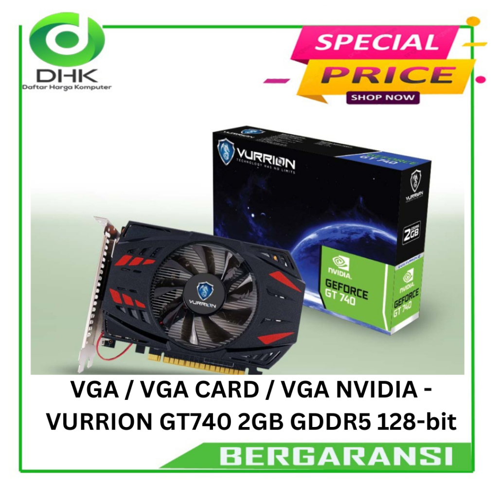 VGA VURRION NVIDIA GT 740 2GB GDDR5 128-bit