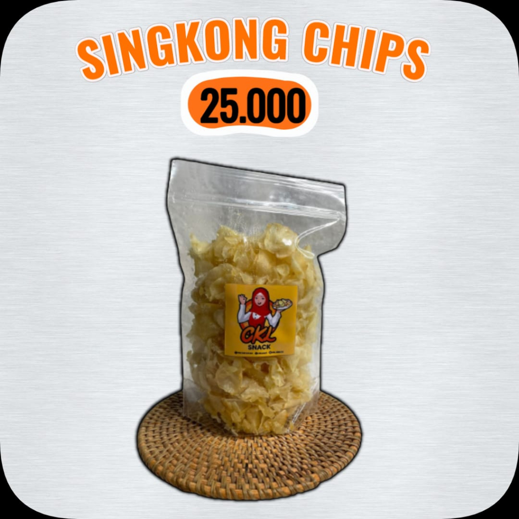 

CKL SNACK - KERIPIK SINGKONG KRIUK 250 gr GURIH