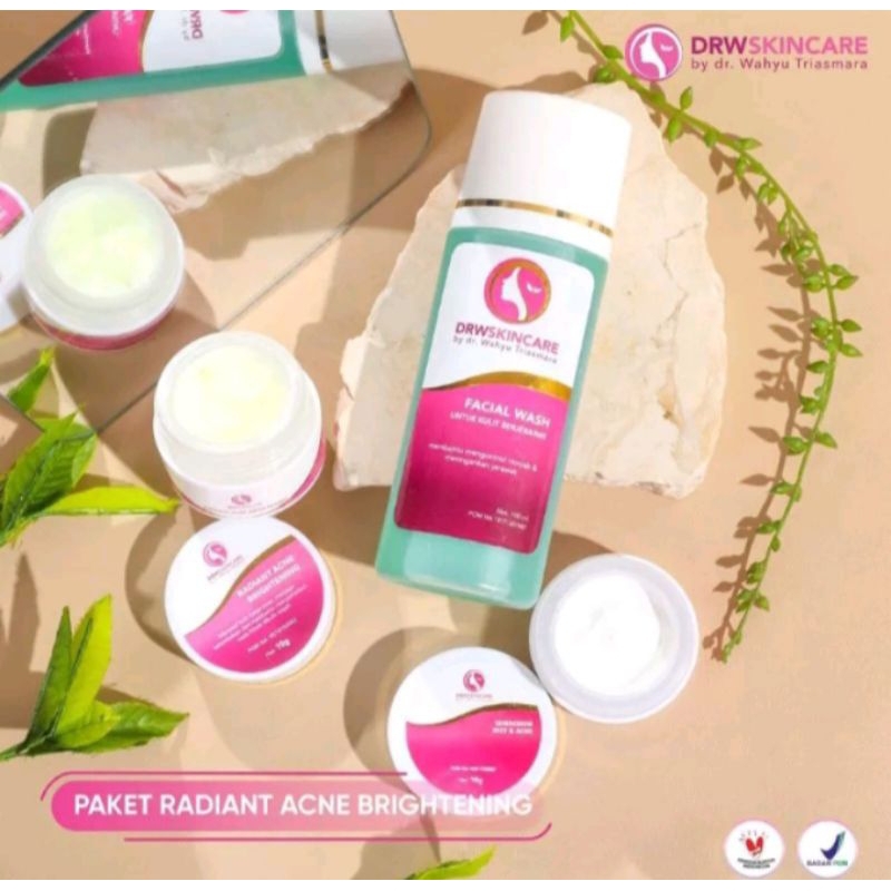 DRW SKINCARE/PAKET RADIANT ACNE BRIGHTENING/PAKET RADIANT ACNE DRW SKINCARE