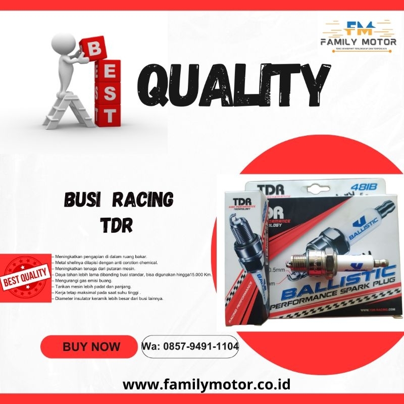 BUSI RACING TDR RX KING,KARISMA,SUPRA,GL ORIGINAL TDR