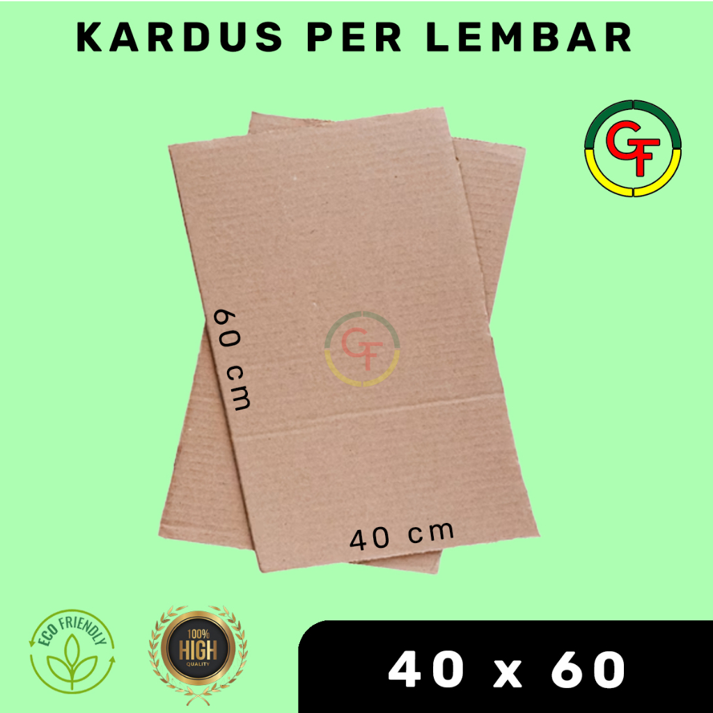 

Kardus Lembaran Polos 60x40 cm Qty 5 pcs