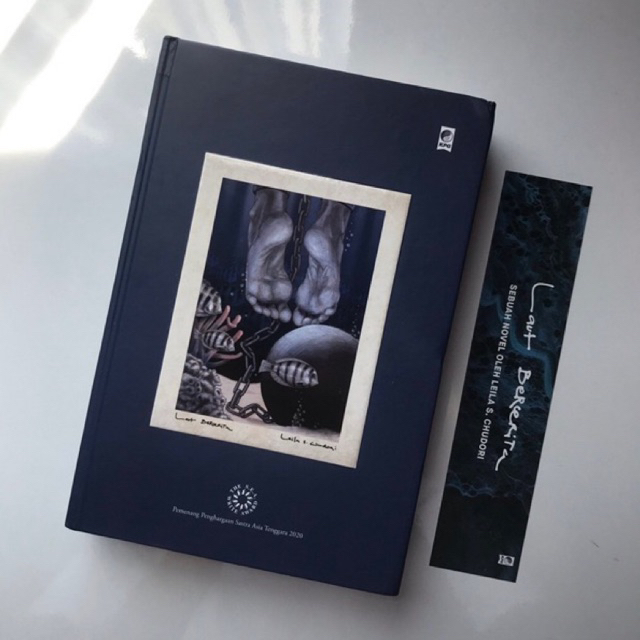 Laut Bercerita Hard Cover Signed TTD Postcard