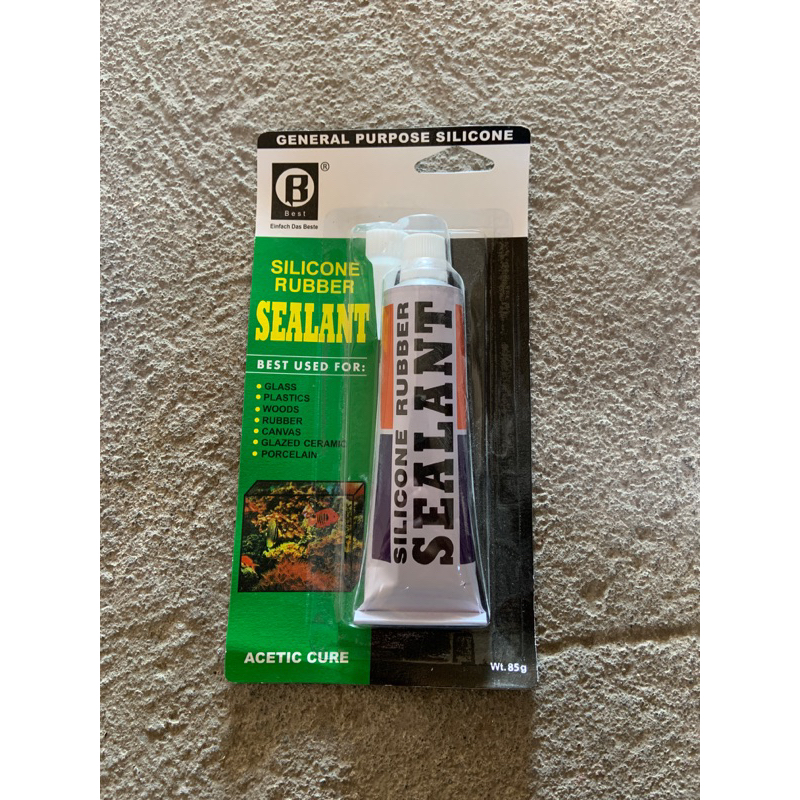 LEM KACA SILICON SEALENT AQUARIUM / LEM KACA SEALENT 85gr