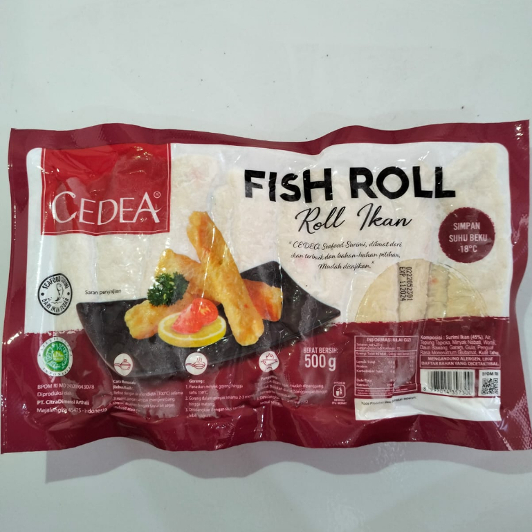 

CEDEA FISH ROLL / ROLL IKAN (500 Gram)