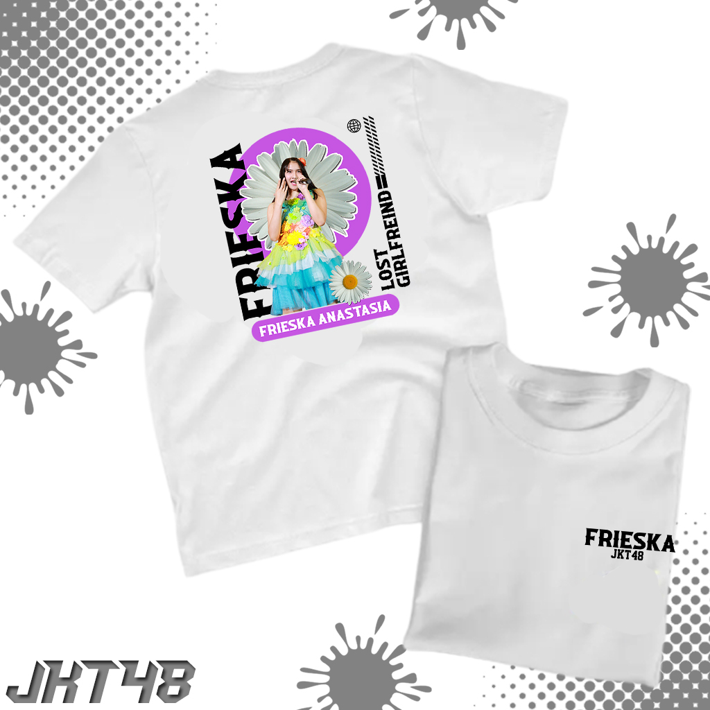 SUNOPY - Kaos Frieska JKT48 V4 / Kaos Tema Lost Girlfreind / Kaos JKT48 / Kaos Frieska Anastasia  / 