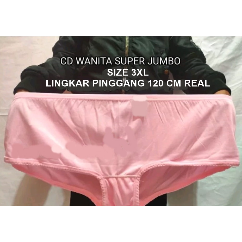 CD Super Jumbo XXXL BIG Size Celana Dalam Wanita katun Cotton