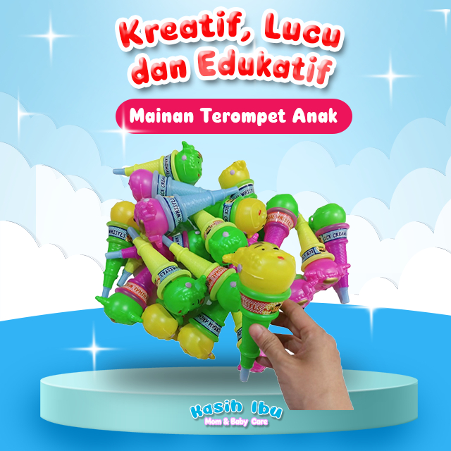 Mainan TEROMPET Anak LIDAH MAINAN ANAK BENTUK ES KRIM Terompet MAINAN TEROMPET MAINAN MURAH Mainan T