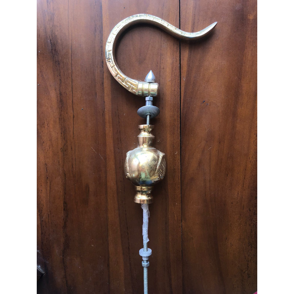 Gantungan Sangkar Lipat Motif Cungkok Plus Pion Ukir