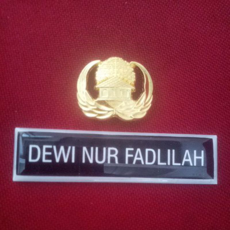 

Paket Name Tag /Papan Nama ASN + Pin Korpri