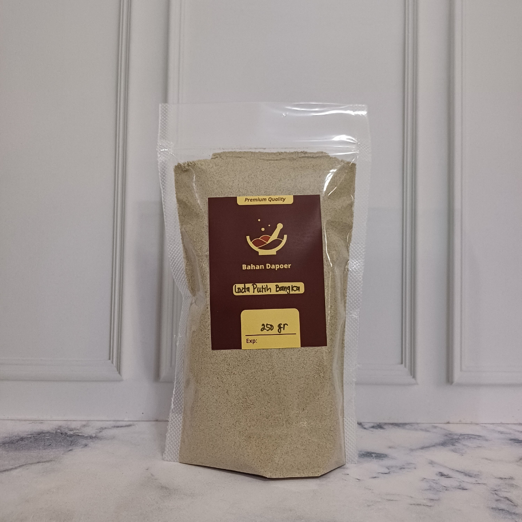 

Lada Putih Bangka / Merica Bubuk / Pure White Pepper Powder 100% Premium - 250 gram