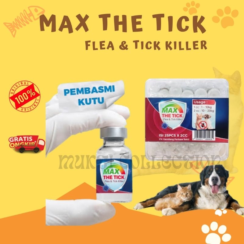 OBAT TETES KUTU KUCING ANJING MAX THE TICK