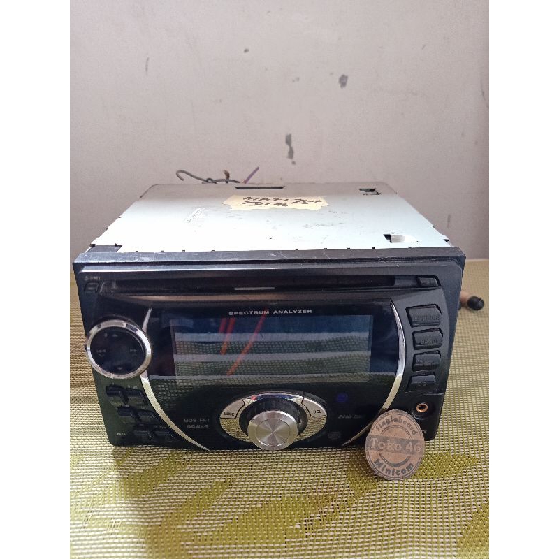 Head Unit Single Din JVC KW-XG506S Spectrum Analyzer