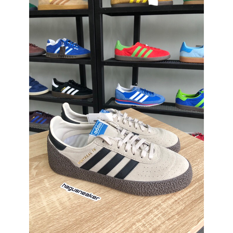 ADIDAS MONTREAL 76 [BROWN/BLACK] #B37915 HAGUSNEAKER GARANSI 100% ORIGINAL