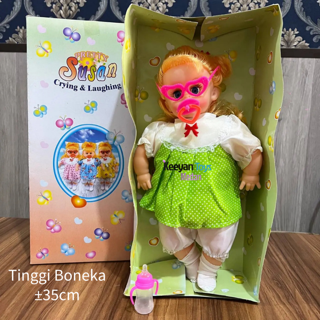 Mainan Boneka Susan Crying & Laughing 17266 / Mainan Boneka Susan Bisa Nangis