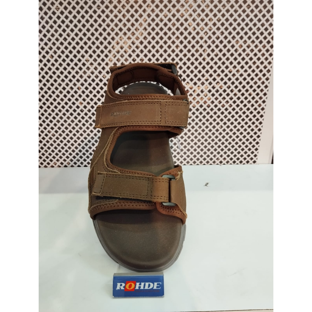 Rohde 6810 Sandal Gunung Pria Kulit Warna Brown dan Tan