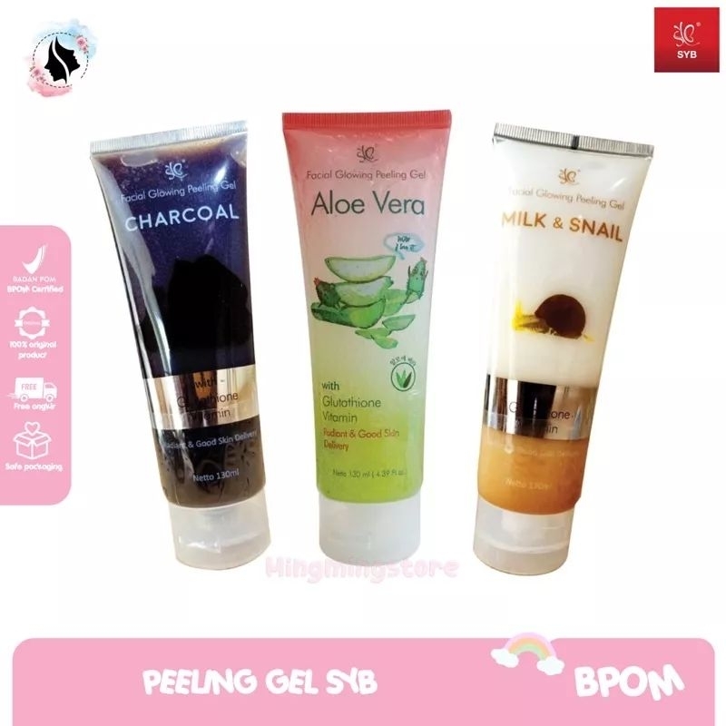 SYB FACIAL GLOWING PEELING GEL ALOEVERA| PEELING GEL SYB MILK&SNAIL
