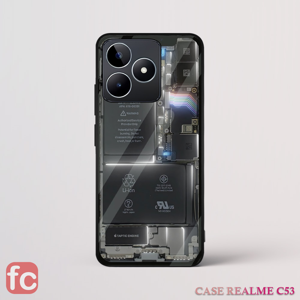 Softcase Glossy Realme C53 [AA14] Casing Kilau C53 | Silicon Hp Realme Case Casing Rubber Premium Hp