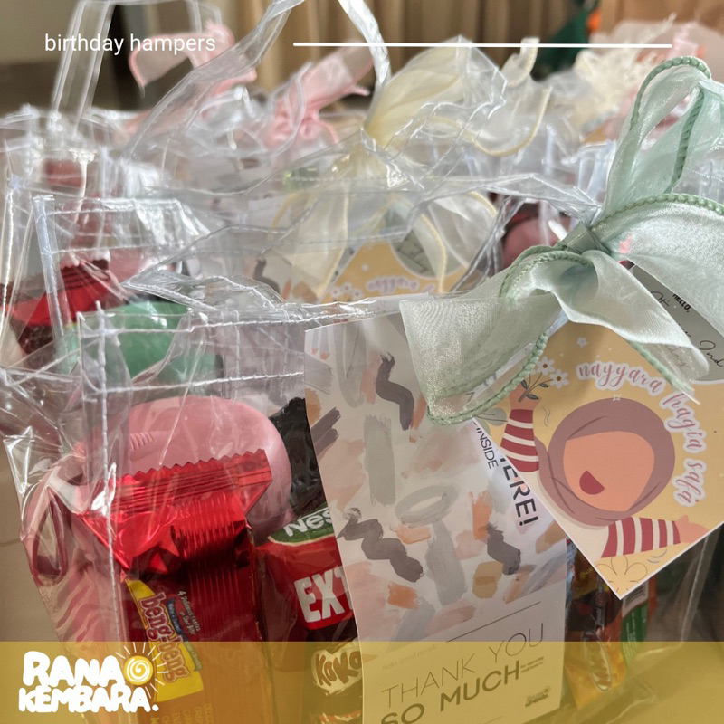 

Birthday hampers / bingkisan ulang tahun / kado / gift