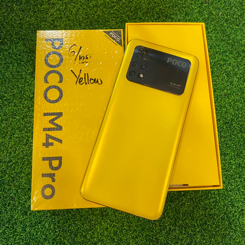 Poco M4 Pro 6/128gb second bekas pakai fullset Original Resmi