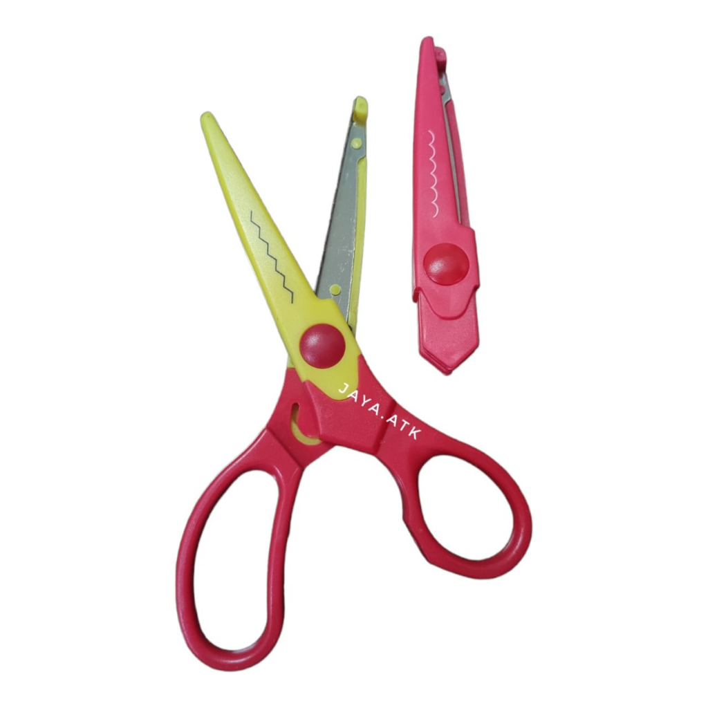 

GUNTING GERIGI ZIG ZAG SET 2 KEPALA BESI GUNTING KERTAS PRAKARYA ANAK