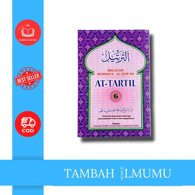 BUKU/KITAB AT-TARTIL JILID 6 [METODE MENGAJI AT-TARTIL JILID 6]