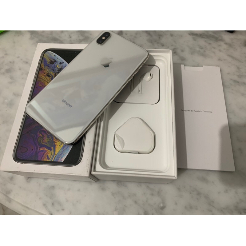 iPhone Xs Max 256GB Silver second original like new
