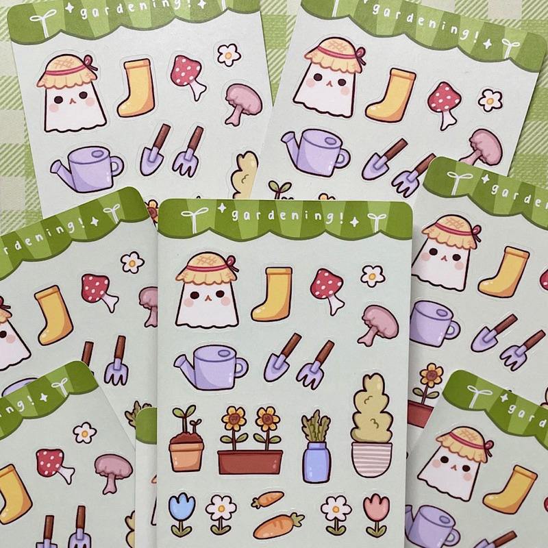 

gardening sticker sheet | starmuffs