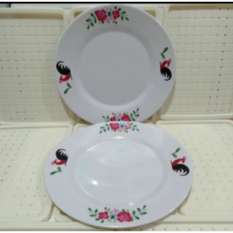 Piring Ceper Melamin 10 inch / Piring Makan Melamin