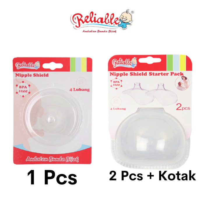 Nipple Shield Sambungan Puting Reliable / Pelindung Puting / Sambungan Putting Ibu RAC-8846 RAC-8847
