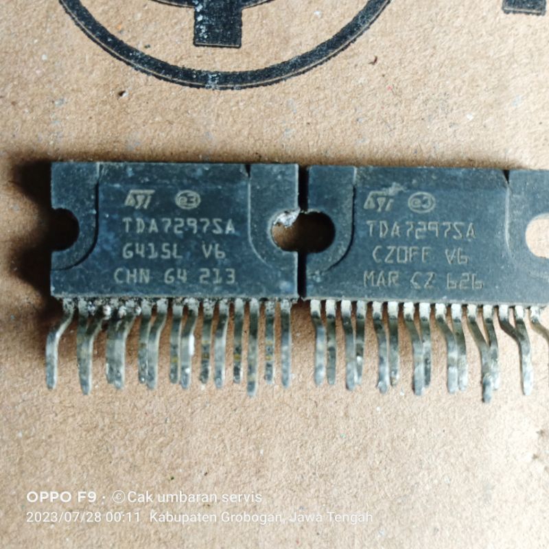 IC SUARA TDA 7297 SA CABUTAN ORIGINAL PRODUK TV SHARP DLL
