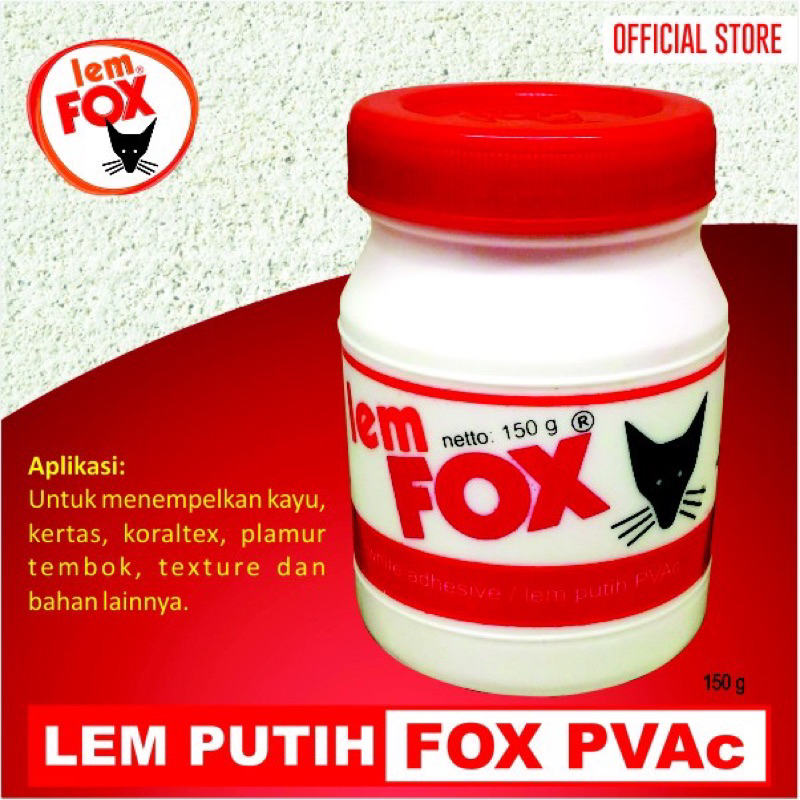 

Lemfox lem fox perekat serbaguna 150gr 150 gram 150gram