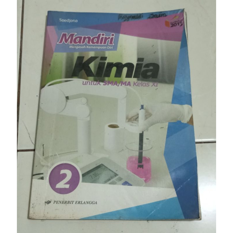 Buku mandiri kimia erlangga untuk kelas 11 / 2 sma / xi soedjono