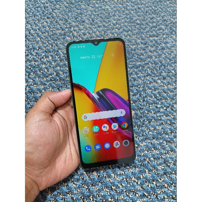 Handphone Hp Realme Narzo 50i Prime 3/32 Second Seken Bekas Murah