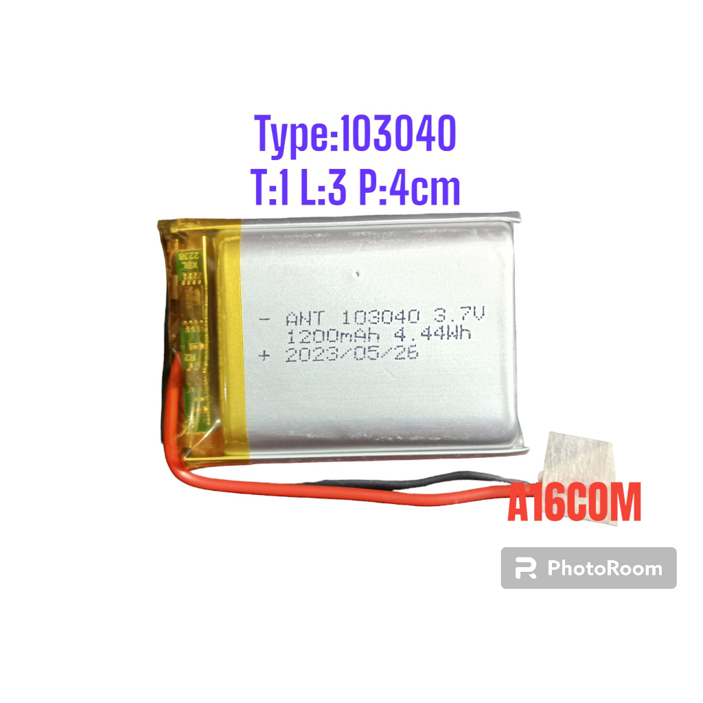 Baterai lithium polimer  1200 103040