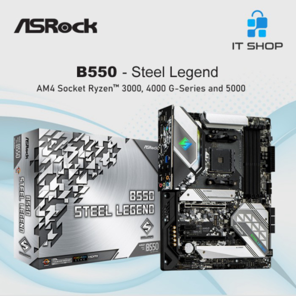 Dijual Asrock B550 Steel Legend Motherboard AMD Berkualitas