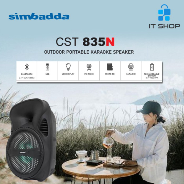 Jual Simbadda Portable Karaoke Speaker CST 835N Berkualitas