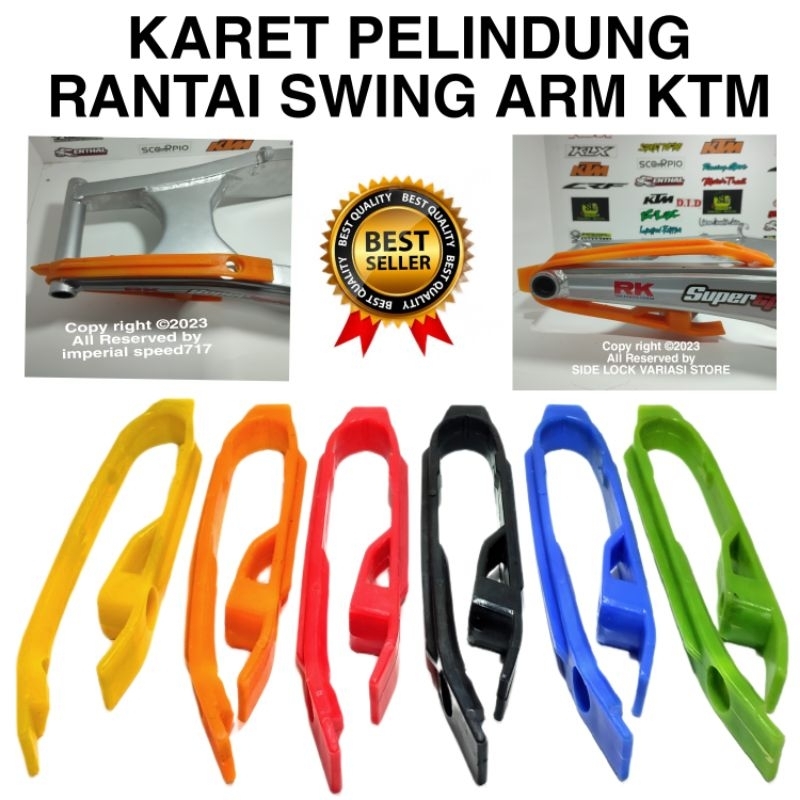 KARET BANTALAN RANTAI SWING ARM KTM PENAHAN RANTAI SWING ARM KTM