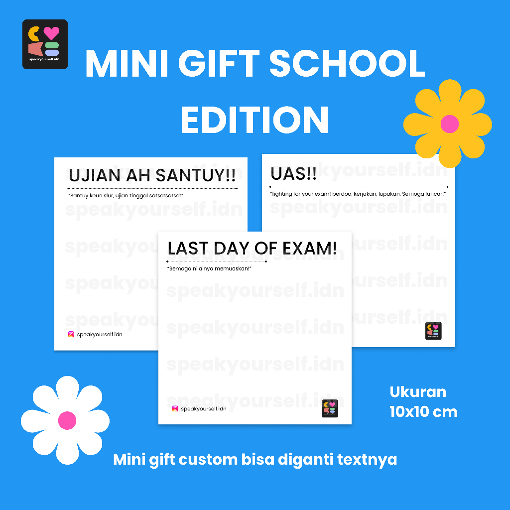 

Alas Mini Gift Edisi Sekolah