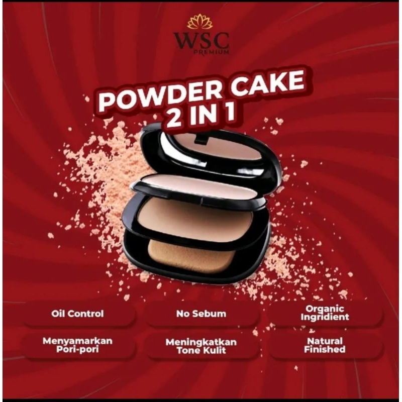powder cake 2 in 1 wsc