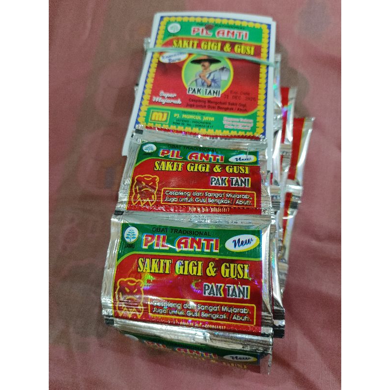 pil sakit gigi pak tani