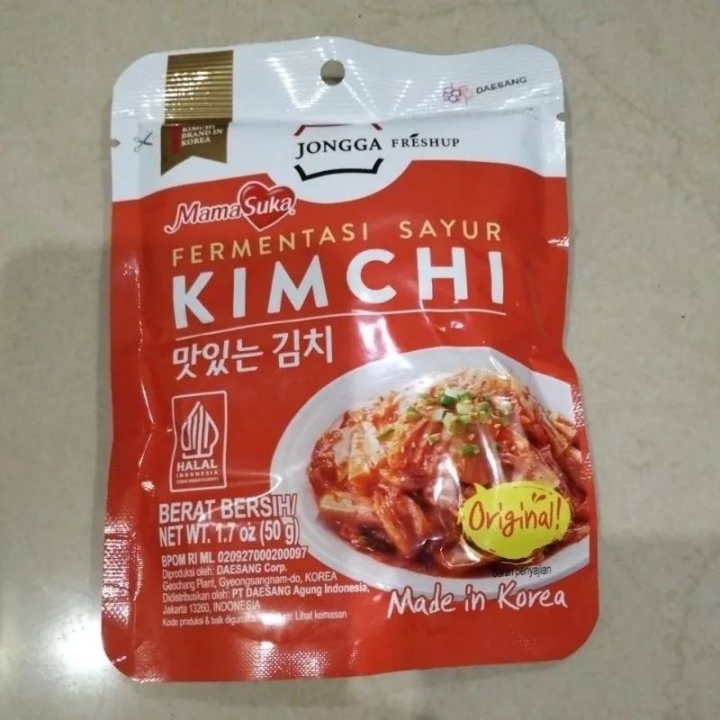 

Mamasuka Jongga Kimchi Original 50gr / Mama Suka