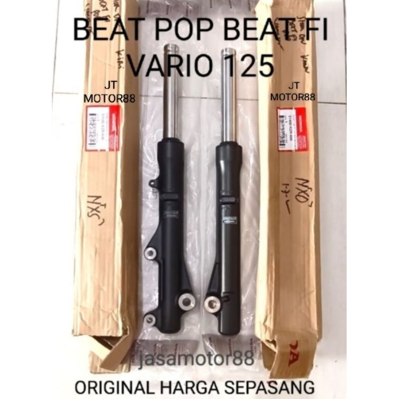 SHOCK DEPAN KOMPLIT VARIO 125 BEAT POP BEAT FI ORIGINAL SEPASANG