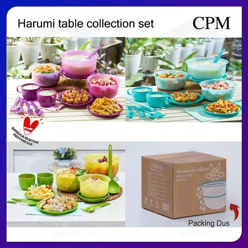 Harumi set tempat makanan 11pcs