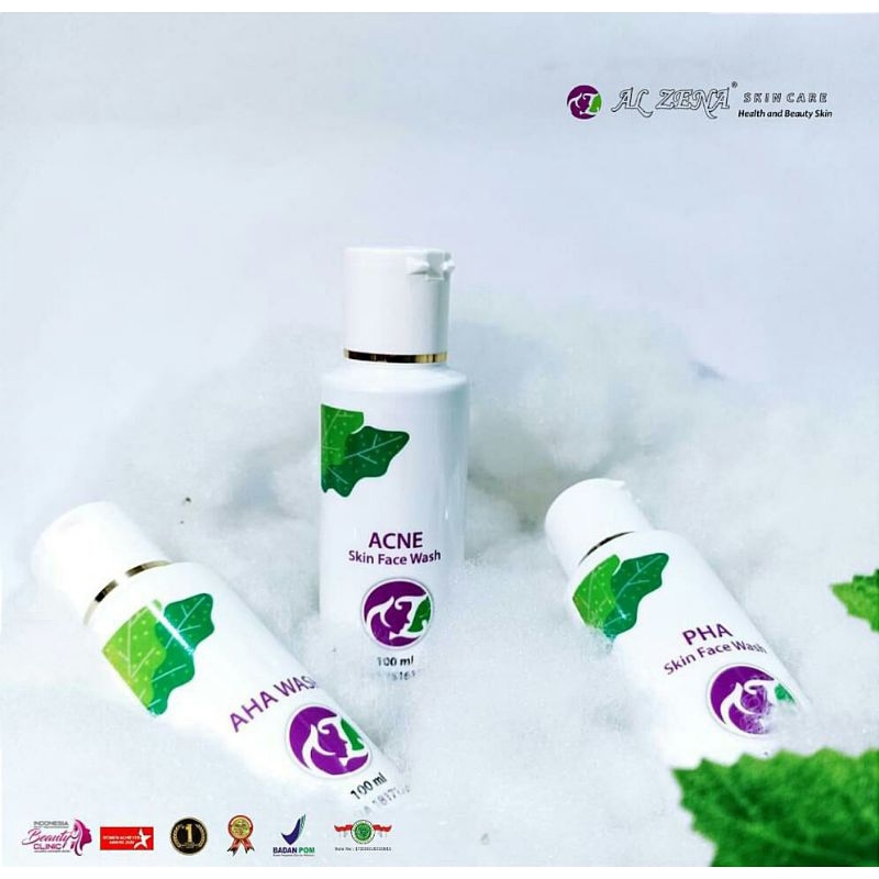 FACIAL WASH ALZENA SKINCARE BPOM