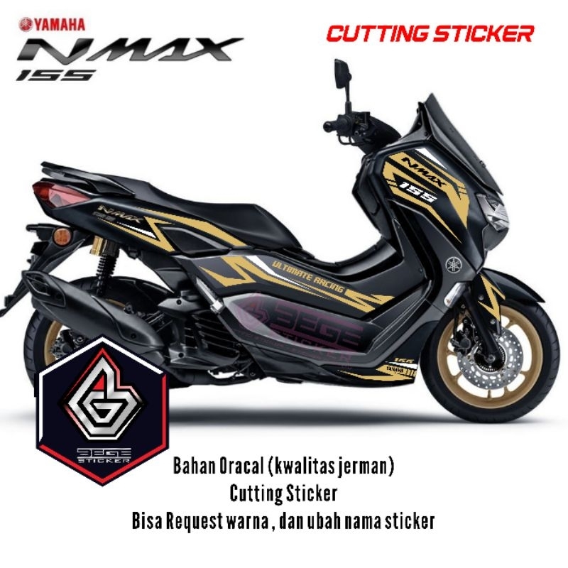 Cutting sticker Motor yamaha Nmax tahun 2022,2023